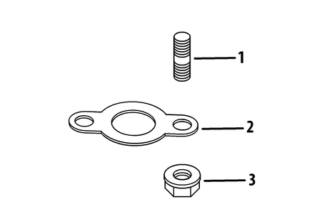 Kohler Cv730-3148 Exhaust Hardware Diagram and Parts List for Z-FORCES60 (53BH5FJD-53BH5FJD050)(2013) Cub Cadet Lawn Tractor